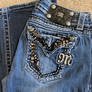 Angel Wing Miss Me Jeans